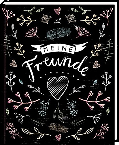 Freundebuch - Handlettering - Meine Freunde Freundebuch - Handlettering - Meine Freunde