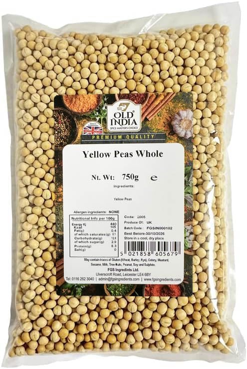 Old India Yellow Peas Whole 750g