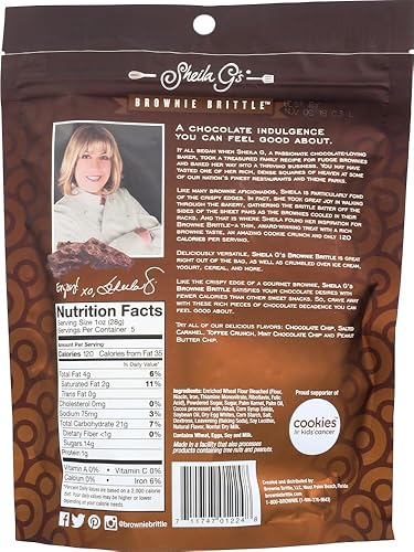 Miniatura 2 de JYCONVSTO97 Brownie Brittle, chispas de chocolate, 5 onzas (paquete de 2) _AB