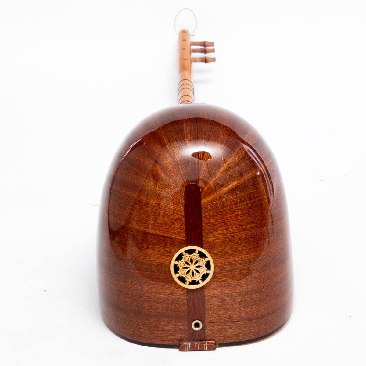 Long Neck Turkish Saz Mahogany wood with Pickup, handmade traditional instrument - Image 4