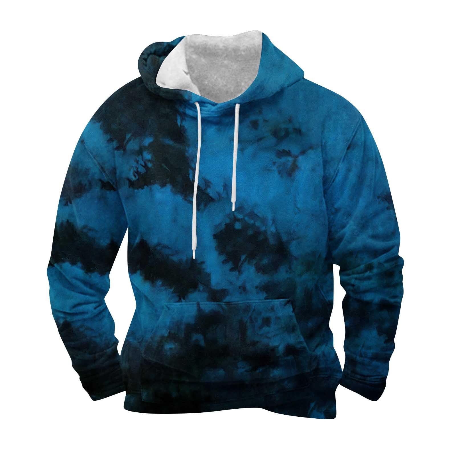 Hoodie Clearance Tie Dye Zip Up Hoodie Mens Tie Dye Sweater Mens