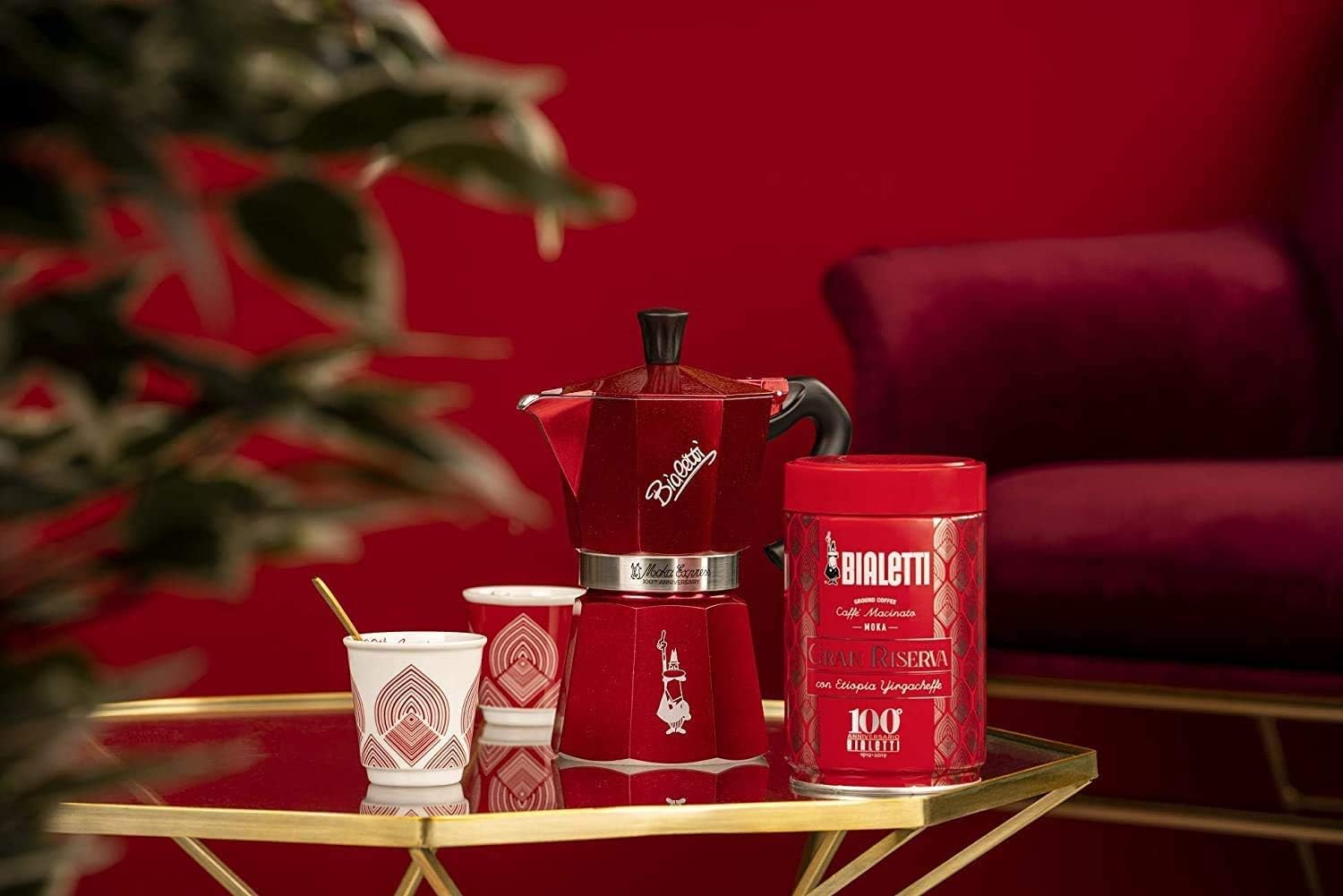 Bialetti Moka Express Coffee Maker (Centenario, 3-Cup)