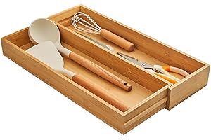 10 Drawer Organizer: Upgrade Your Kitchen Organization with Bamboo Elegance