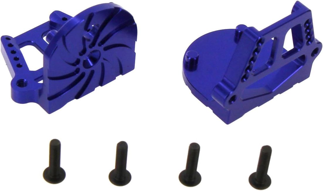 Atomik Alloy F/R Motor Mount Set | Replacment for X-Maxx Alloy F/R Motor Mount Set Part 7760 | Blue