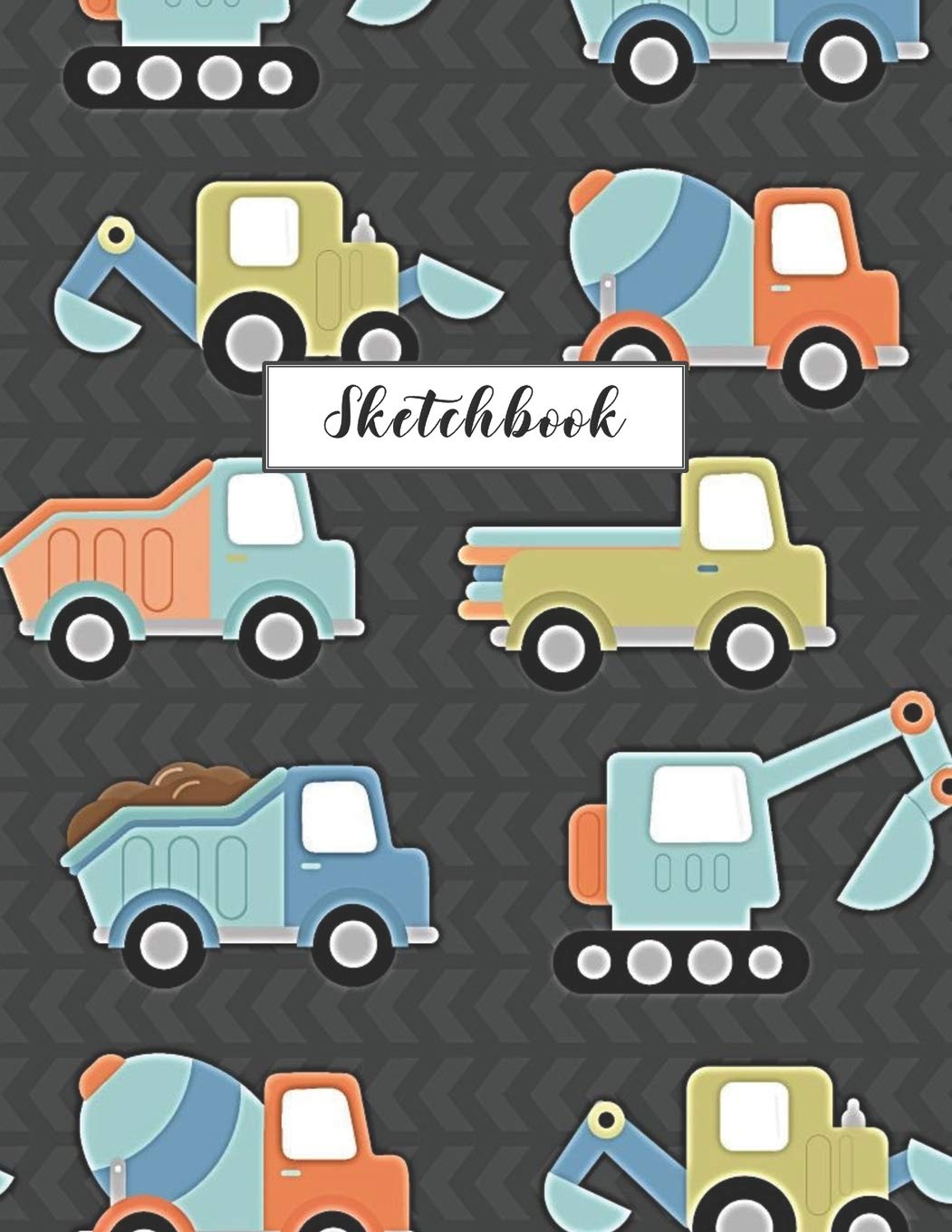 Sketchbook: Tractor and Truck Journal for Kids Extra Large 8.5x11 Drawing Pad for Sketching and Doodling (Sketchbooks for Kids)