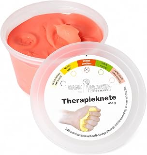 Therapieknete 453 g Physiotherapie Training Knete mittel - rot