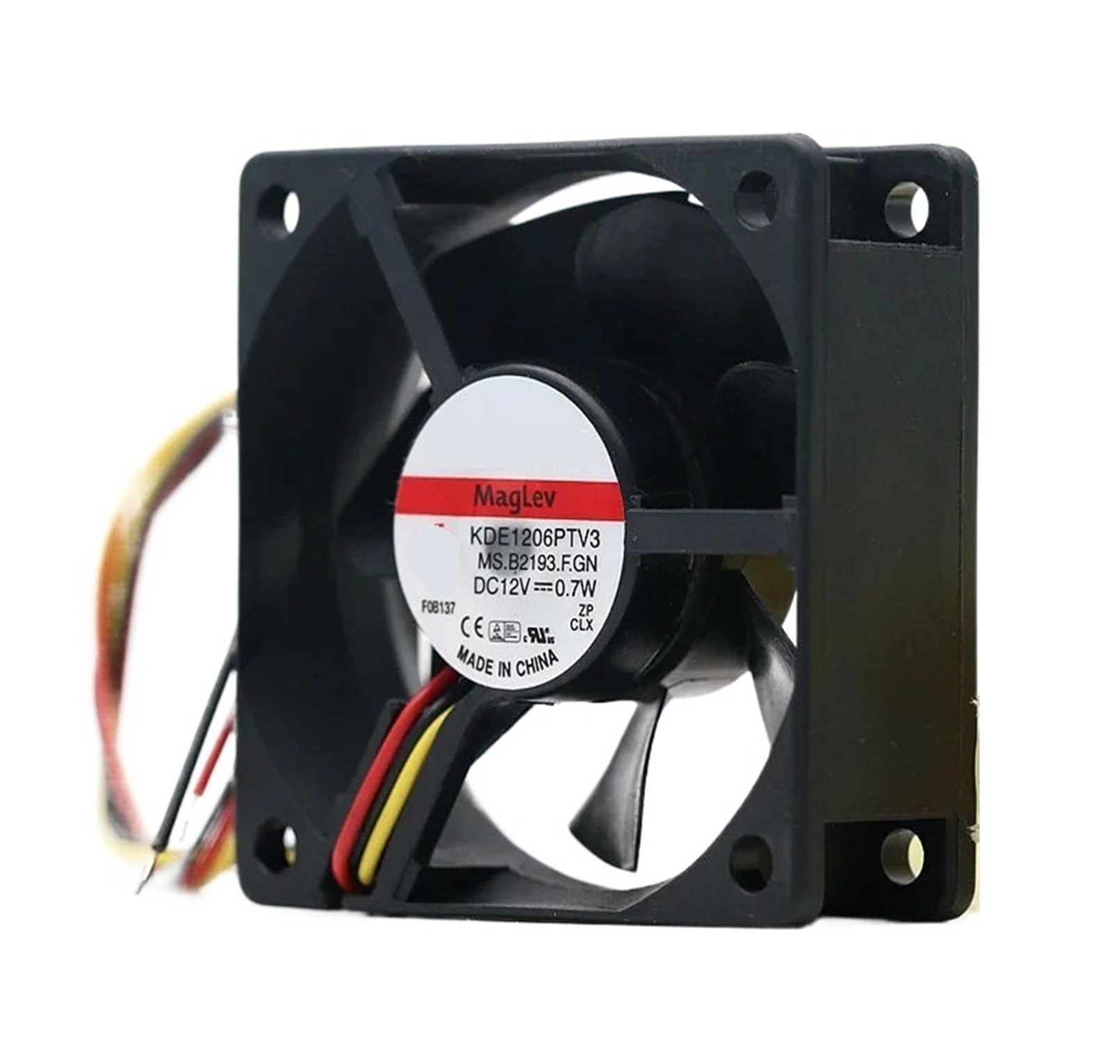TPKMVGAP 60mm Cooling Fan 6cm KDE1206PTV3 12V 0.7W 6025 60X60X25mm(2-wire)