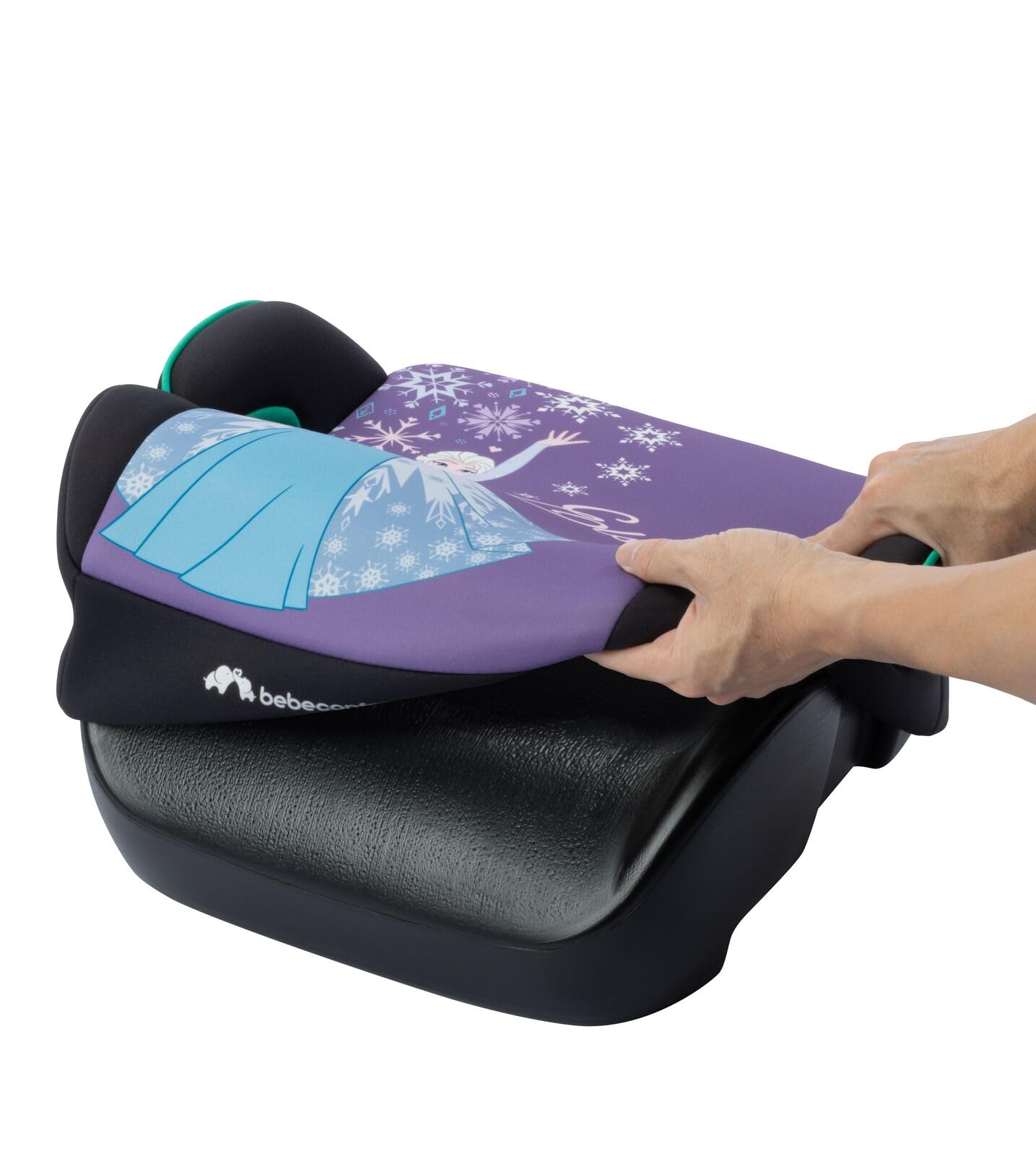 Bebeconfort Disney Gaia i-Safe, Rehausseur Voiture Enfant, 6-12 Ans, 128-150 cm, 22-36 kg, Siège Auto Frozen, Léger, Installation Facile De La Ceinture, Rembourré, Tissu Soft-touch, Fun Frozen