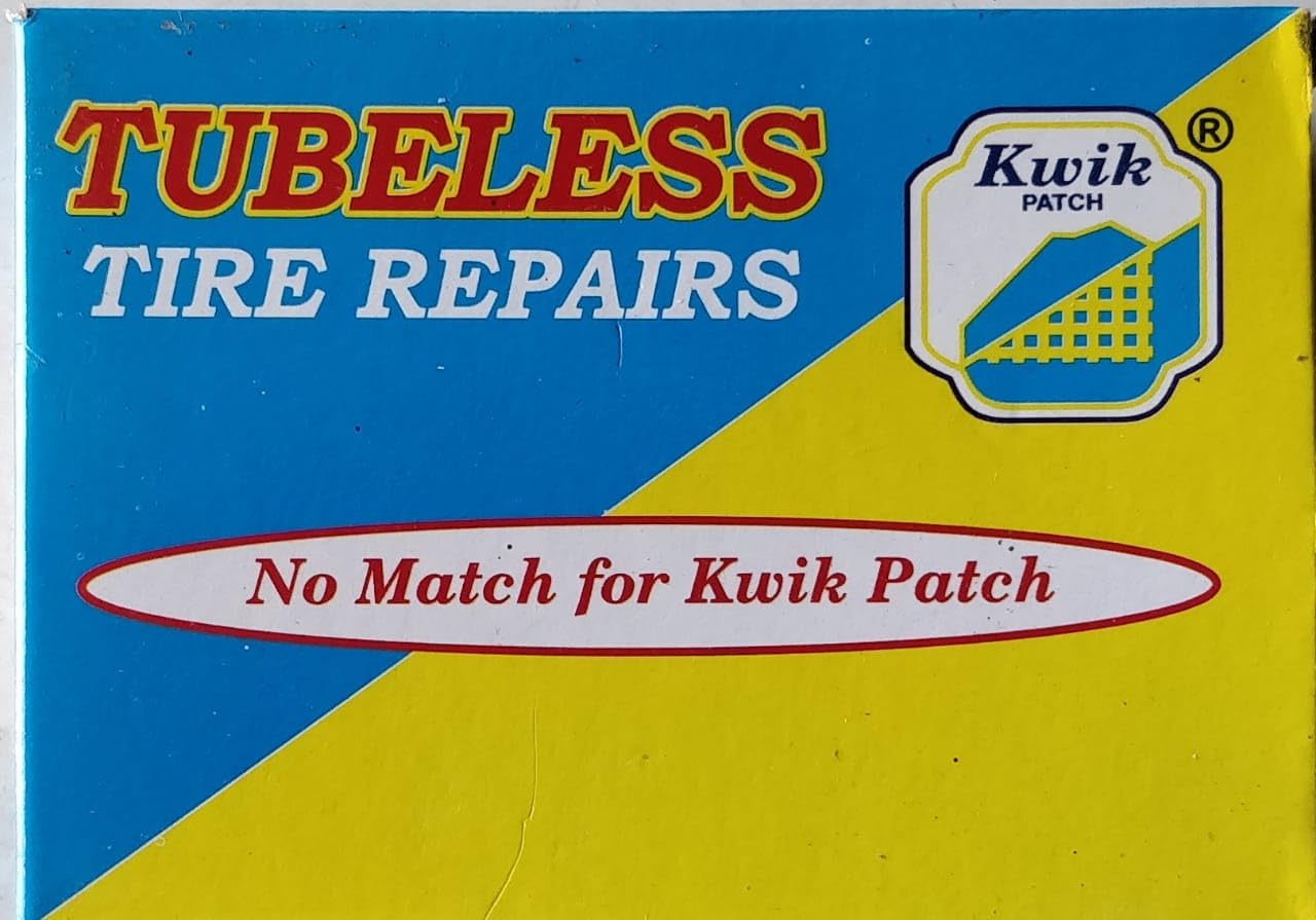 Kwik Tubeless Tire Patch Repair Seal (Pack of 25 Seal)-image-25