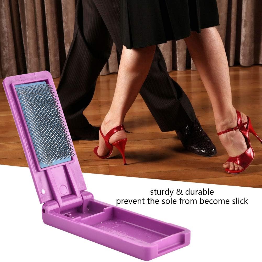 Dance Shoes Cleaning Brush Ballroom Shoes Suede Sole Brush Foldable Dance Wire Shoes Brush for Suede Shoe Sole () image 2