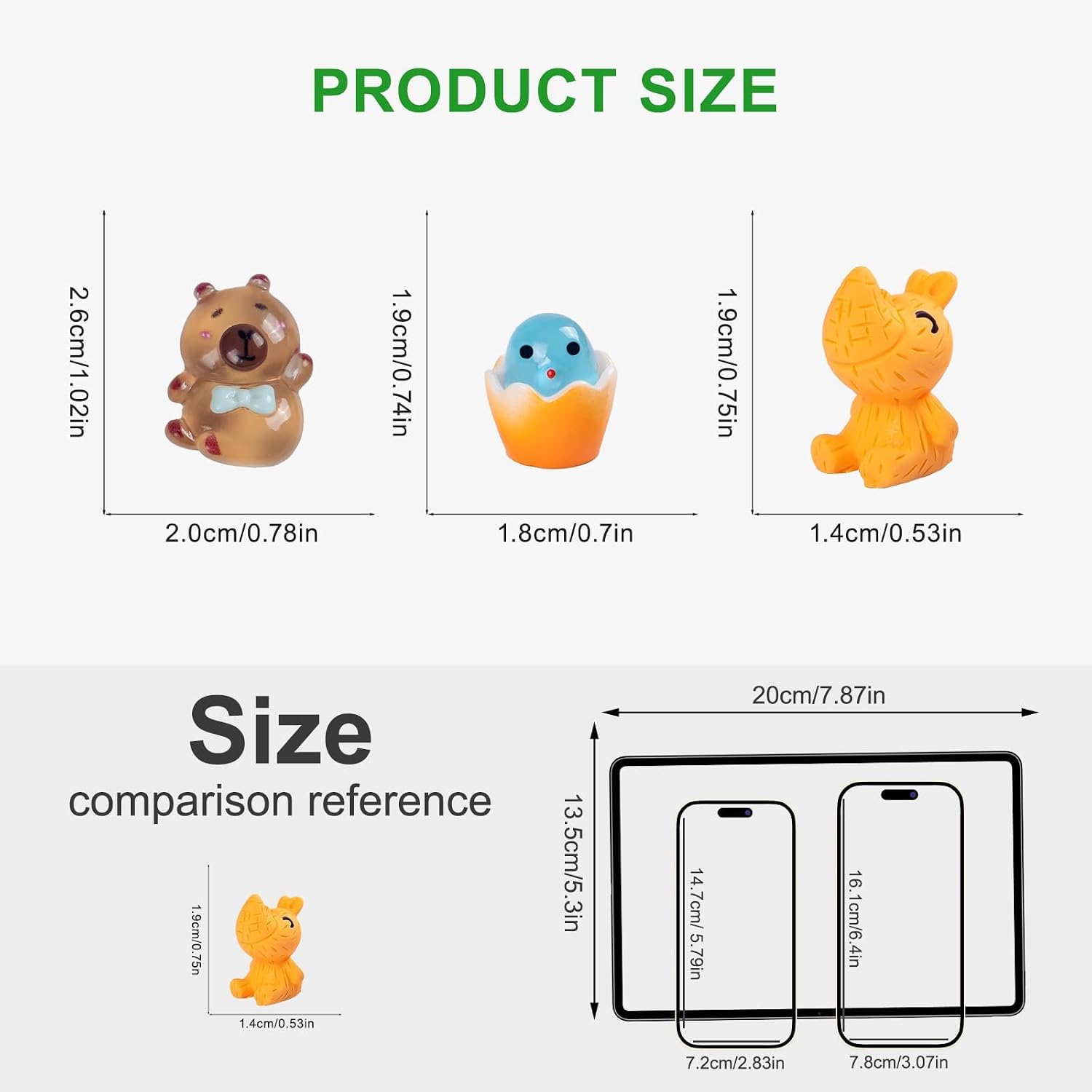 160pcs Mini Resin Animals Different 160 Styles Variety Tiny Small Animals Figure to Hide Luminous Glow in The Dark for Garden Dollhouse DIY Craft Decor Small Plastic Miniature Crafts Decor Aquarium image 2