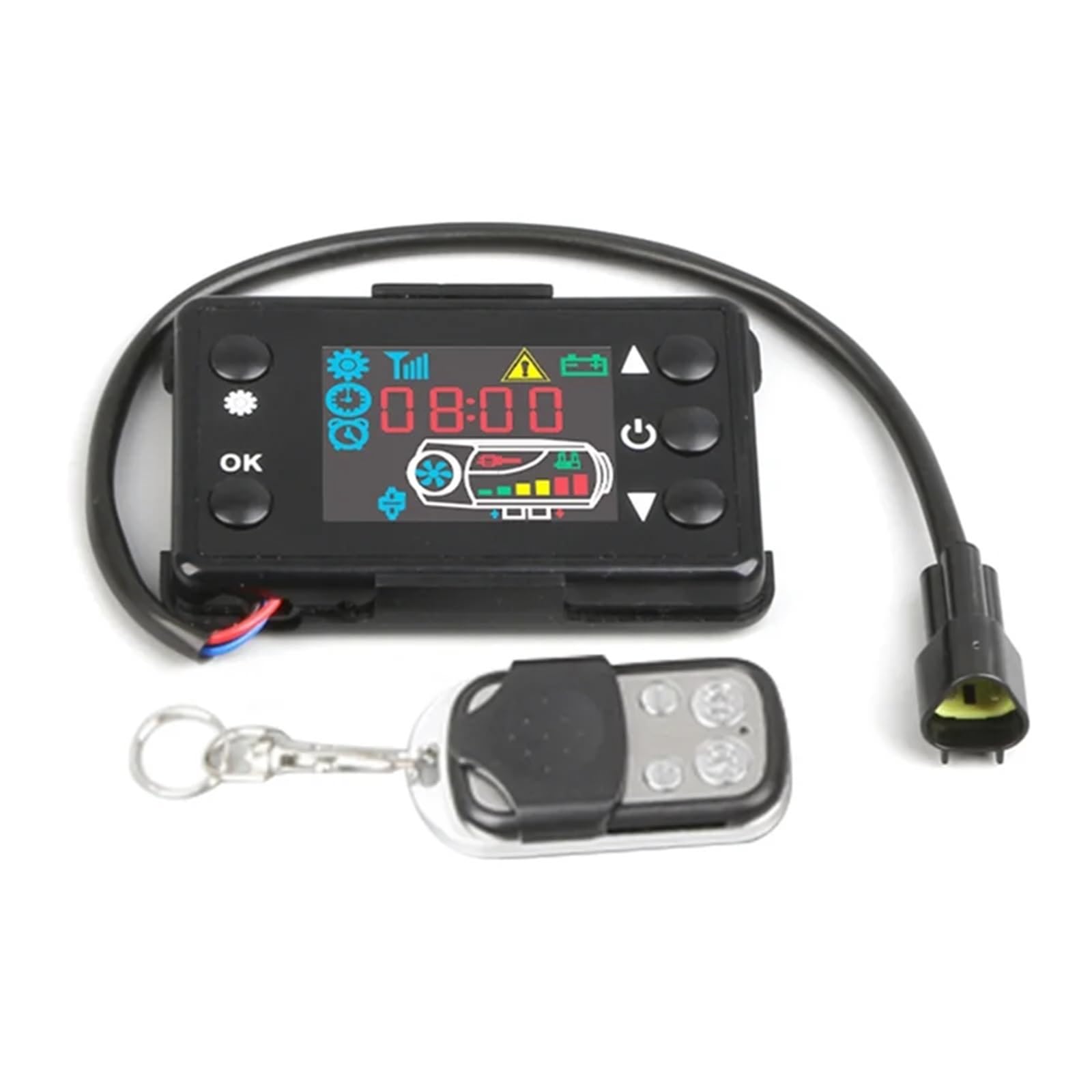 samochodowy Nagrzewnica 12 V 5 KW, Ogrzewanie Postojowe Samochodowe, Przełącznik Monitora LCD, Płyta Główna, Wiązka Przewodów Do Pojazdów Ciężarowych, Akcesoria Grzewcze nagrzewnica powietrza