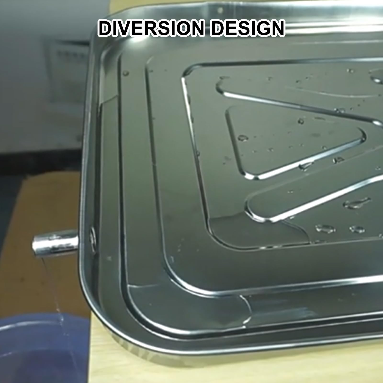 Vaschetta Raccolta Condensa unità Esterna Condizionatore, Bacinella in Acciaio Inox per unità Esterna del Condizionatore, Vaschetta di Scarico della Condensa(84x38cm(33x14.9in))