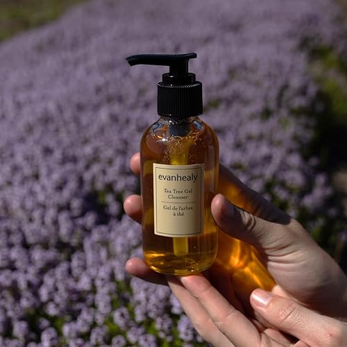Miniatura 3 de evanhealy Gel limpiador de árbol de té | Gel limpiador con lavanda orgánica | Gel no detergente para rostro y cuerpo | Todo tipo de piel