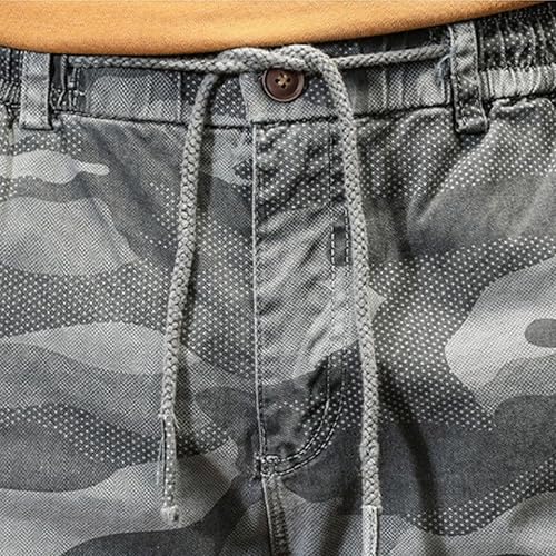 Pantalones deportivos cargo elásticos para hombre miniatura 5