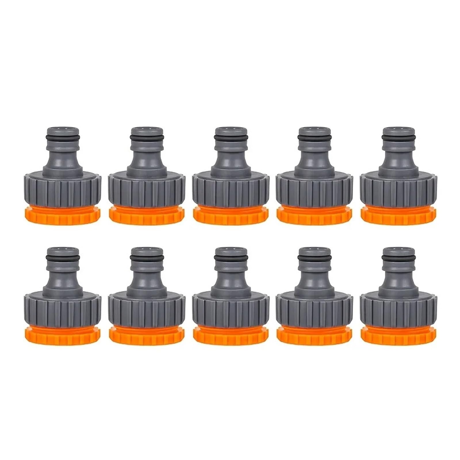 Bngdfdgh Women's 10Pcs 3/5/10-Pcs Thread Tap Adapters - 1/2" & 3/4" Quick Connect Fittings For Garden/Watering(10Pcs)