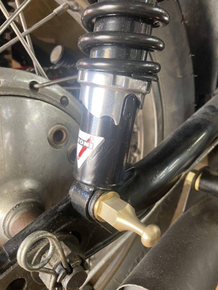 Amazon.co.jp: 真鍮 荷掛けボルトZ1 Z2 kz900 kz1000 z750 z400fx 