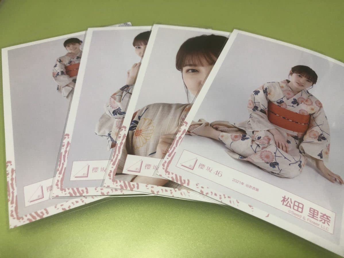 う*ら様 松田里奈 サイン入り写真 浴衣 最終日】