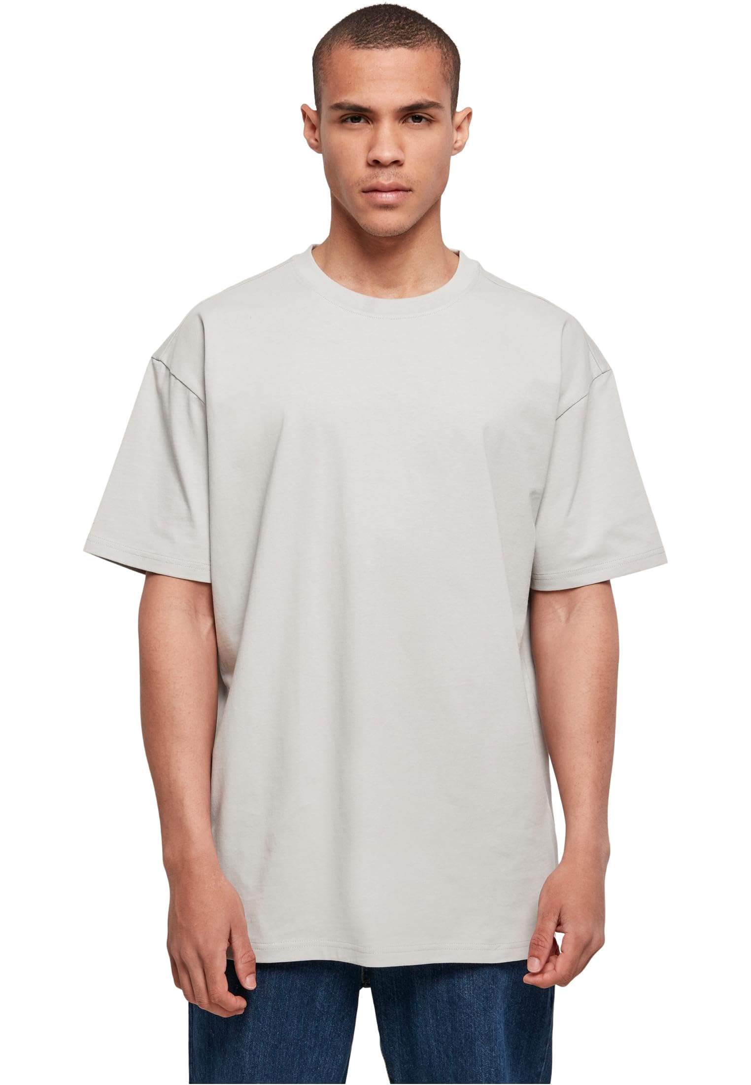 Build Your Brand Mens By102 T-Shirt, Light Asphalt, 4XL UK