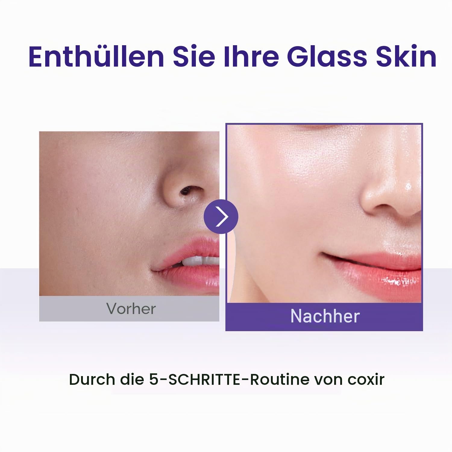 coxir K-Beauty mit coxir (KOREA BOX) [K-BEAUTY, Hautpflege-Geschenkset mit Premium-Geschenk, Koreanische Hautpflege]