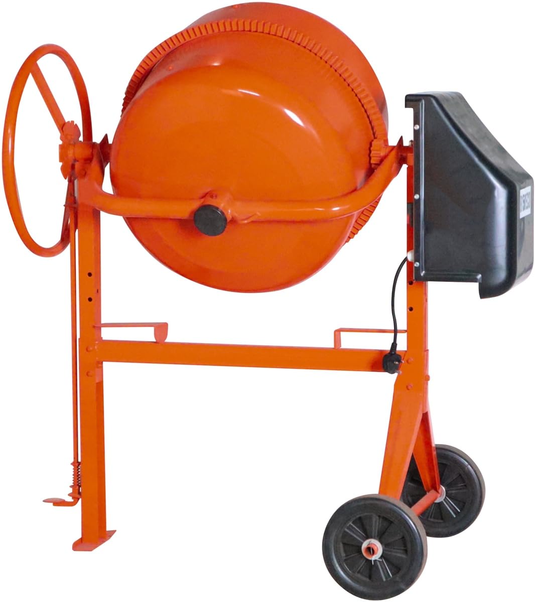 B150 Betonmischer 230V | 145L | 850W | Gusseisen-Zahnkranz | Profi Mischmaschine | Zementmischer Mörtelmischer | Fußbremse | Handrad | klappbar | seit 1988