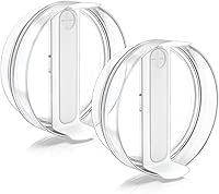 2 Pcs Replacement 40 oz Tumbler Lid for Stanley Cup, Dustproof Spill Proof Splash Resistant Tumbler Covers Fit for Stanley Tumbler and More Coffee Mugs(White)