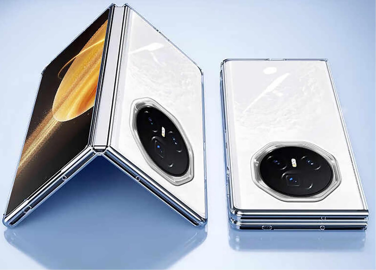 Custodia Per VIVO X Fold 5 Con Supporto Ad Anello Girevole E Pellicola Privacy – Cover Rigida In PC, Antiurto