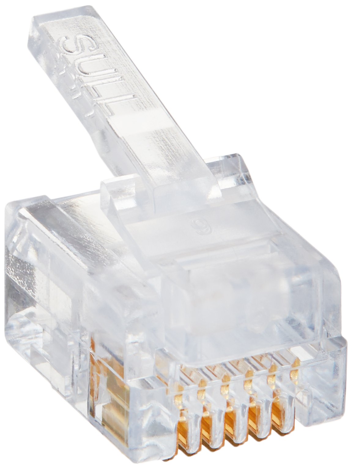 Platinum Tools100026LTC EZ-RJ12/11 Long Tab Connector. 50/Clamshell.(Pack of 50)