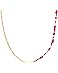 Dee Berkley 18" Red Glass Bead Necklace - Main View