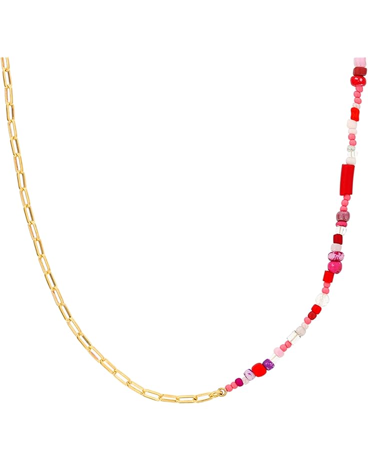 Dee Berkley 18" Red Glass Bead Necklace - Main View