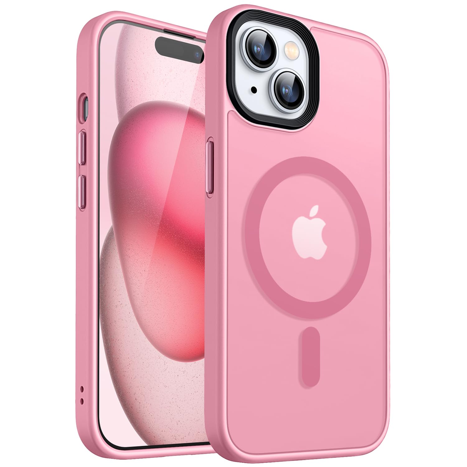 Natiiozie Coque Magnétique Pour IPhone 17 Pro, Étui Housse Arrière