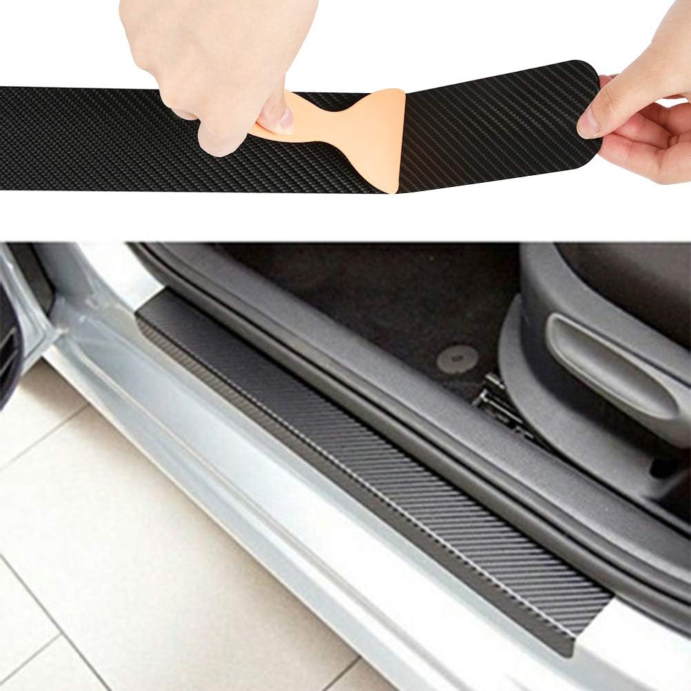 uProtect auto dorpel bescherming voor Seat Ateca 1 (I) KH7 I 2016-2025 lakbeschermingsfolie instaplijsten beschermfolie autodeur accessoires sierlijsten transparant glanzend