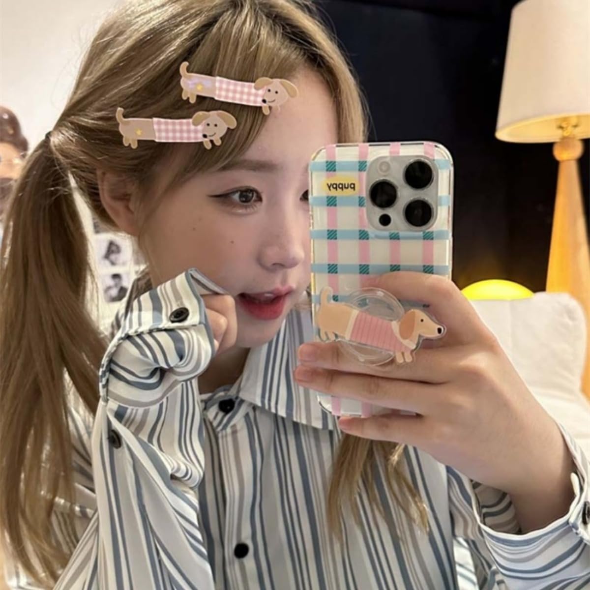 Dog Hair Clips Kids Hair Pins Hair Accessories Cute Accessories Dog Hair Clips For Women Girls (9 Pack) - Image 5