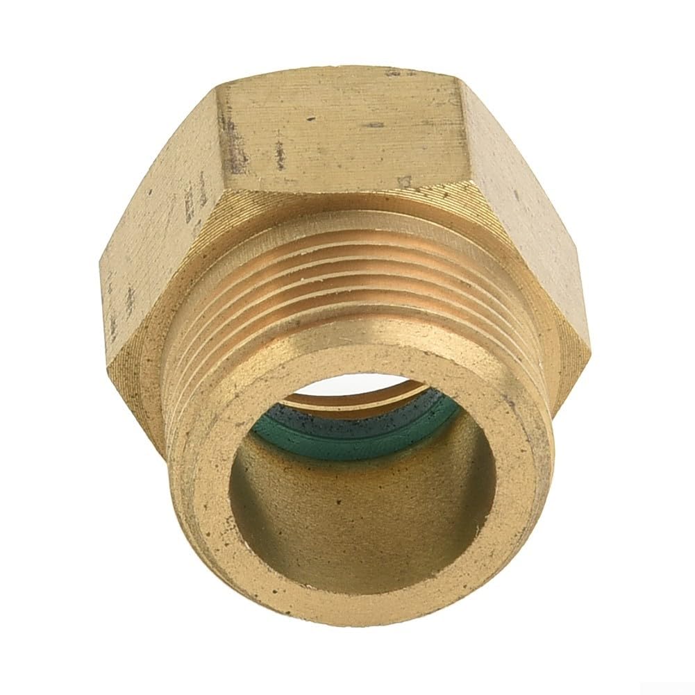 Adaptateur M22 x 1,5 vers G 1/2" femelle en laiton pour nettoyeur haute pression, lance de nettoyeur haute pression, max 400 bar