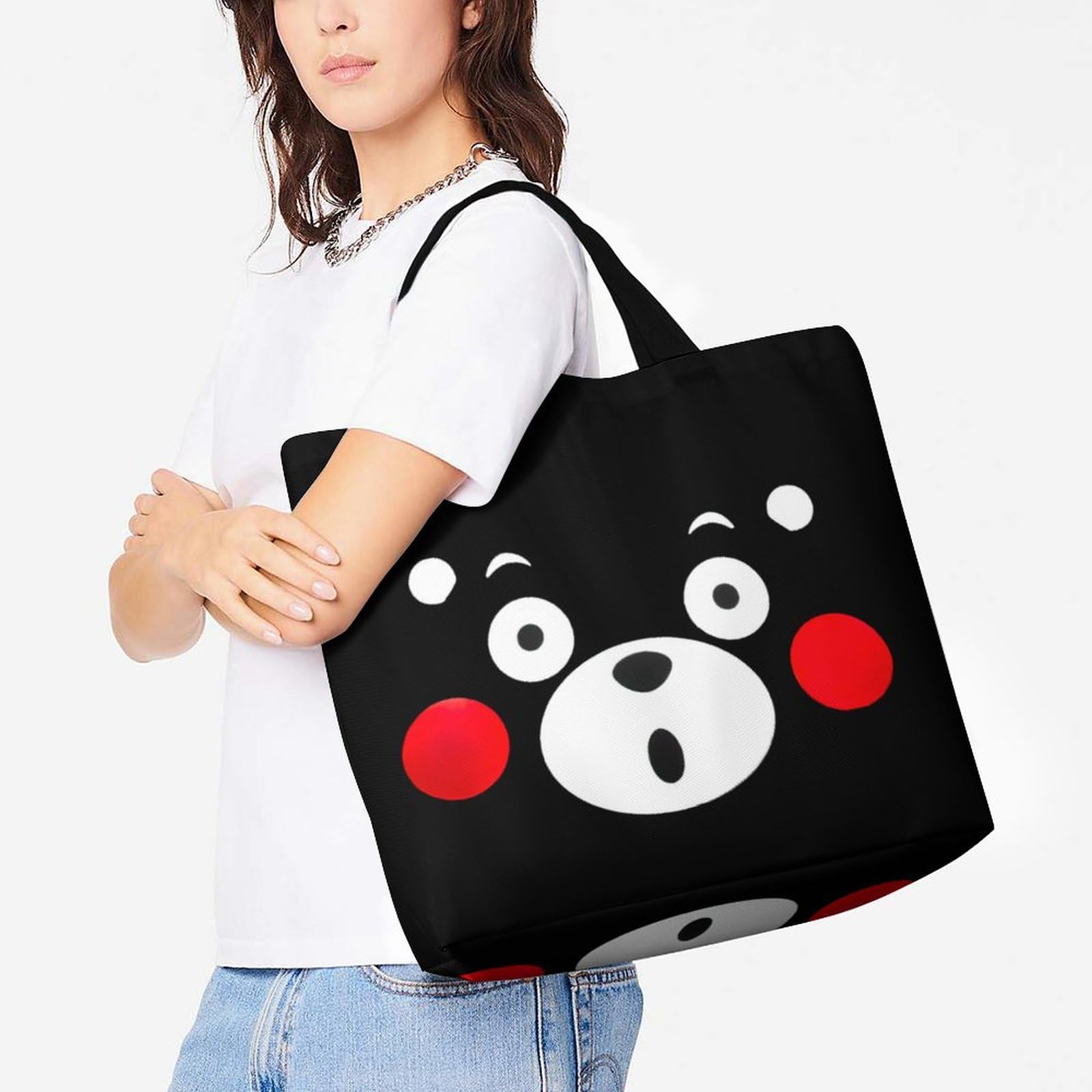 Amazon.co.jp: くまモン トートバッグ 大容量 軽量 プレーン  