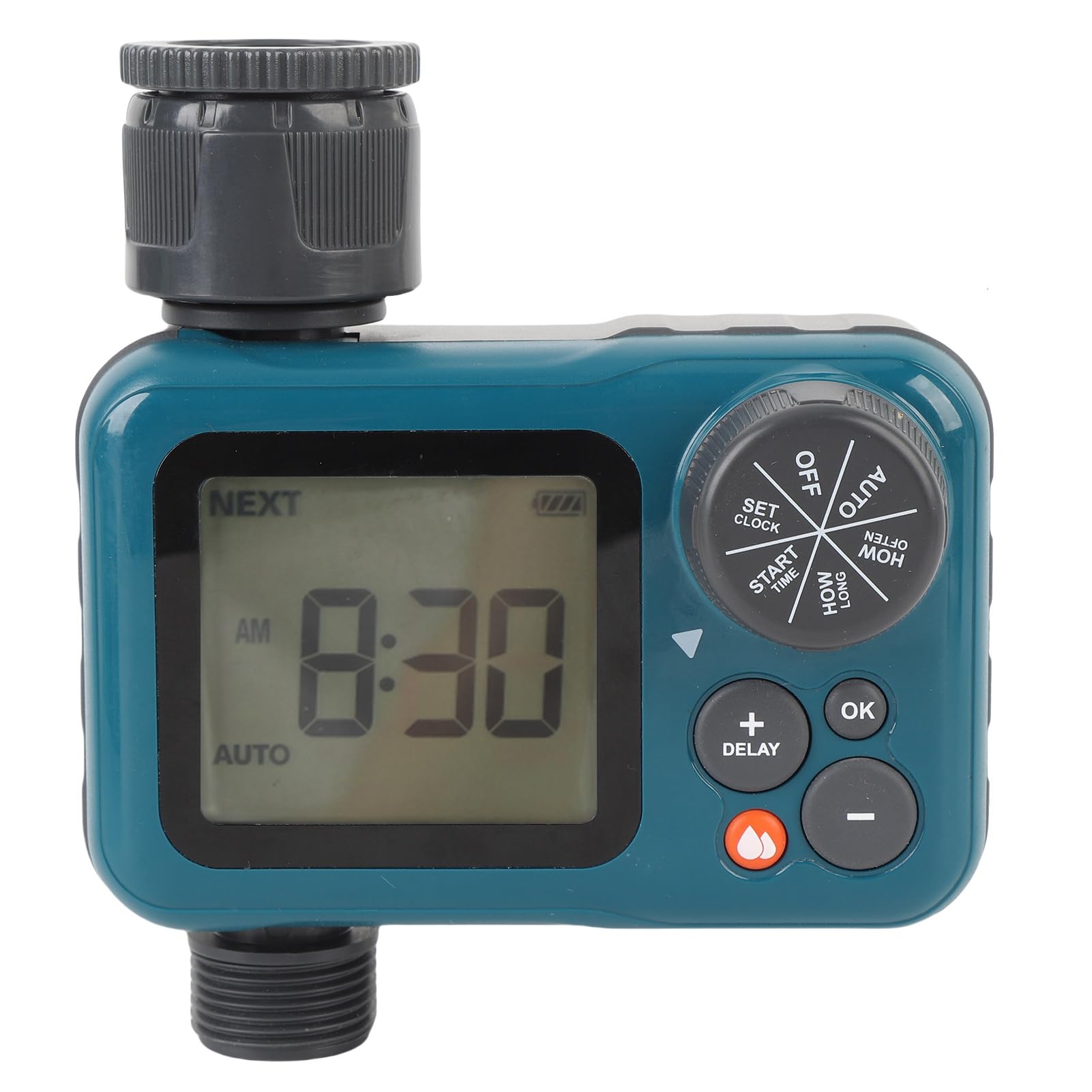 Timer digitale per irrigazione, 35 litri al minuto, ritardo pioggia, irrigazione automatica