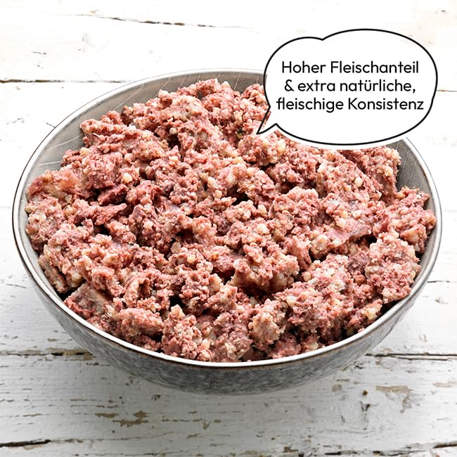 GRAU – das Original – Nassfutter für Hunde - Wild mit Zucchini & Hirse, 6er Pack (6 x 800 g), glutenfrei, für Erwachsene Hunde