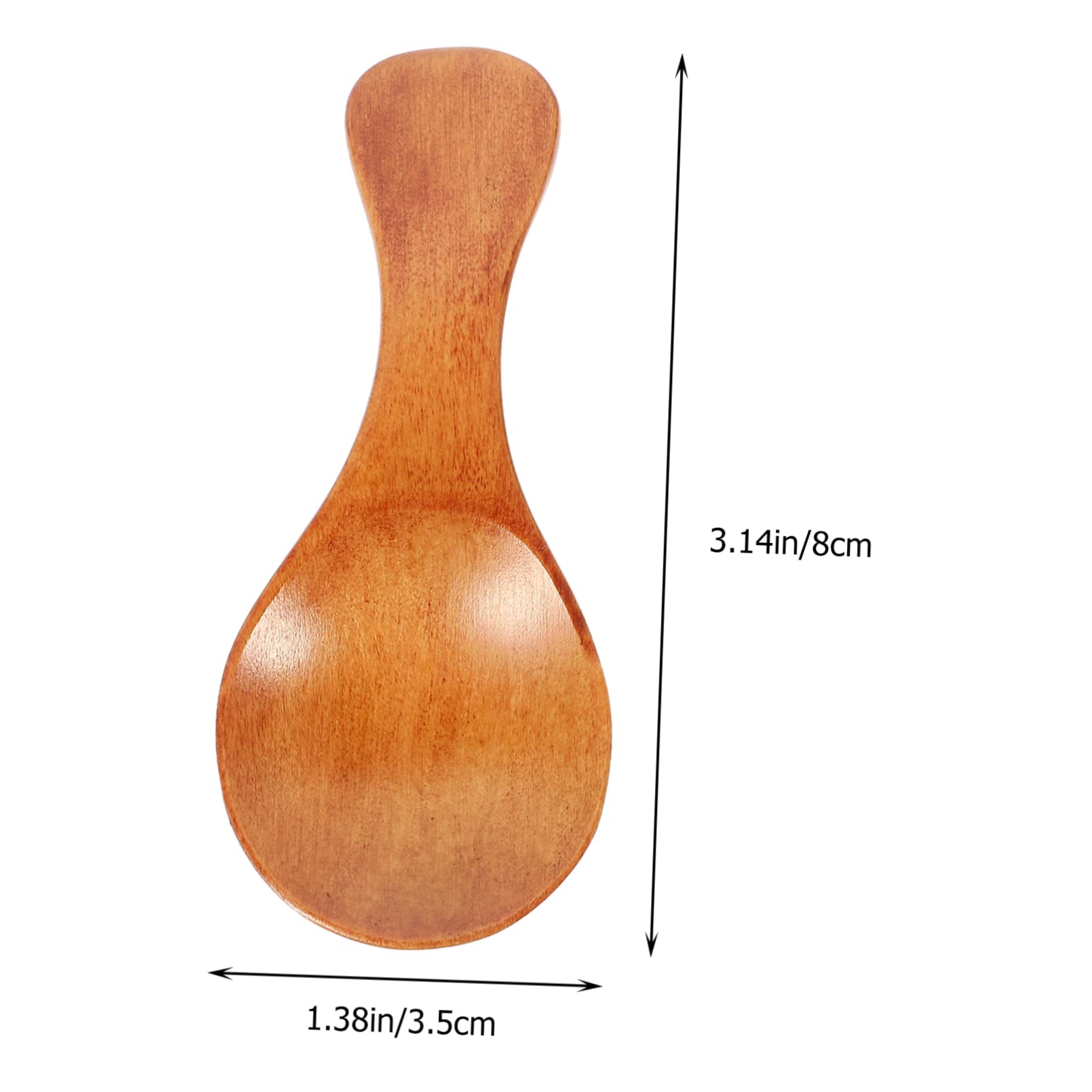 VINTORKY 2Pcs Tea Scoop Handle Wooden Spoons for Loose Tea Multi Function Spice Scoops for Kitchen Use Smooth Edges Convenient and Safe to Use