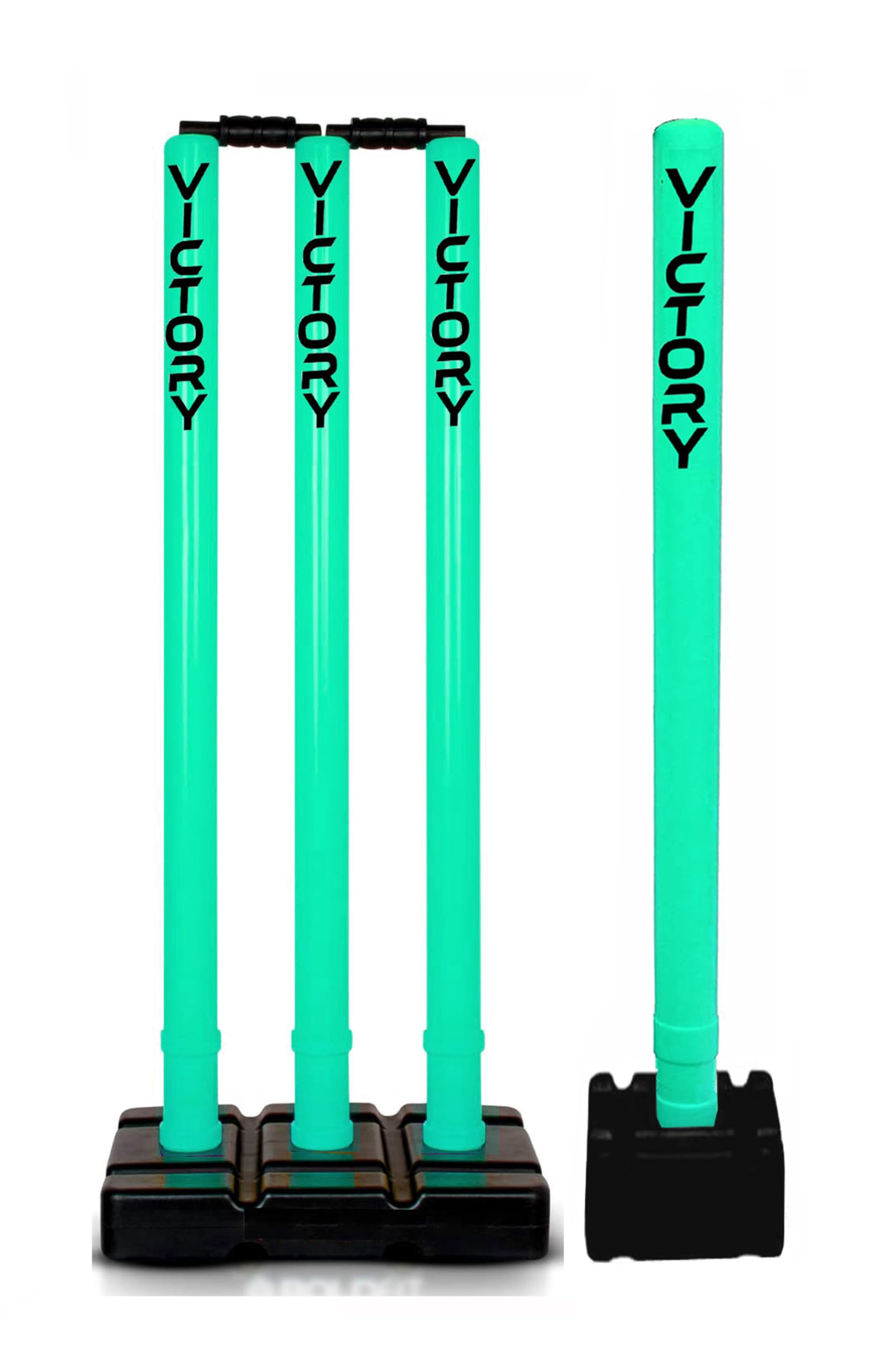 Victory Anime Premium Plastic Stumps Set for All Ages- Ideal for Boys, Girls, and Adults- Durable and Fun Cricket Wicket Set (Wicket Set Only)