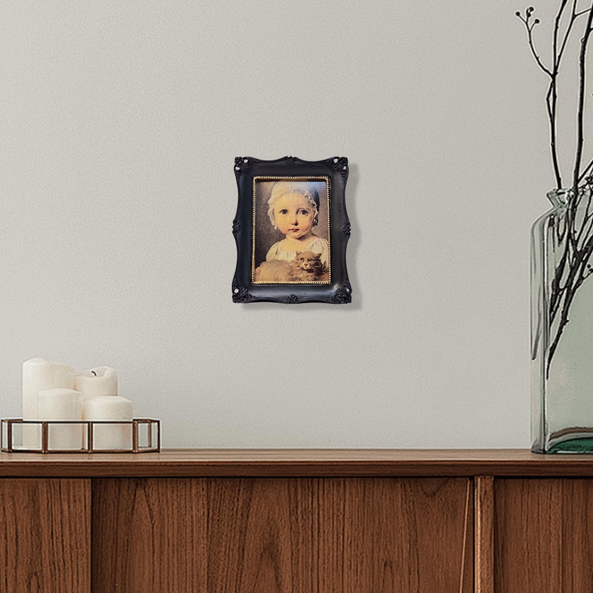 Amazon.com - CISOO 2.5x3.5 Small Vintage Picture Frame, Antique