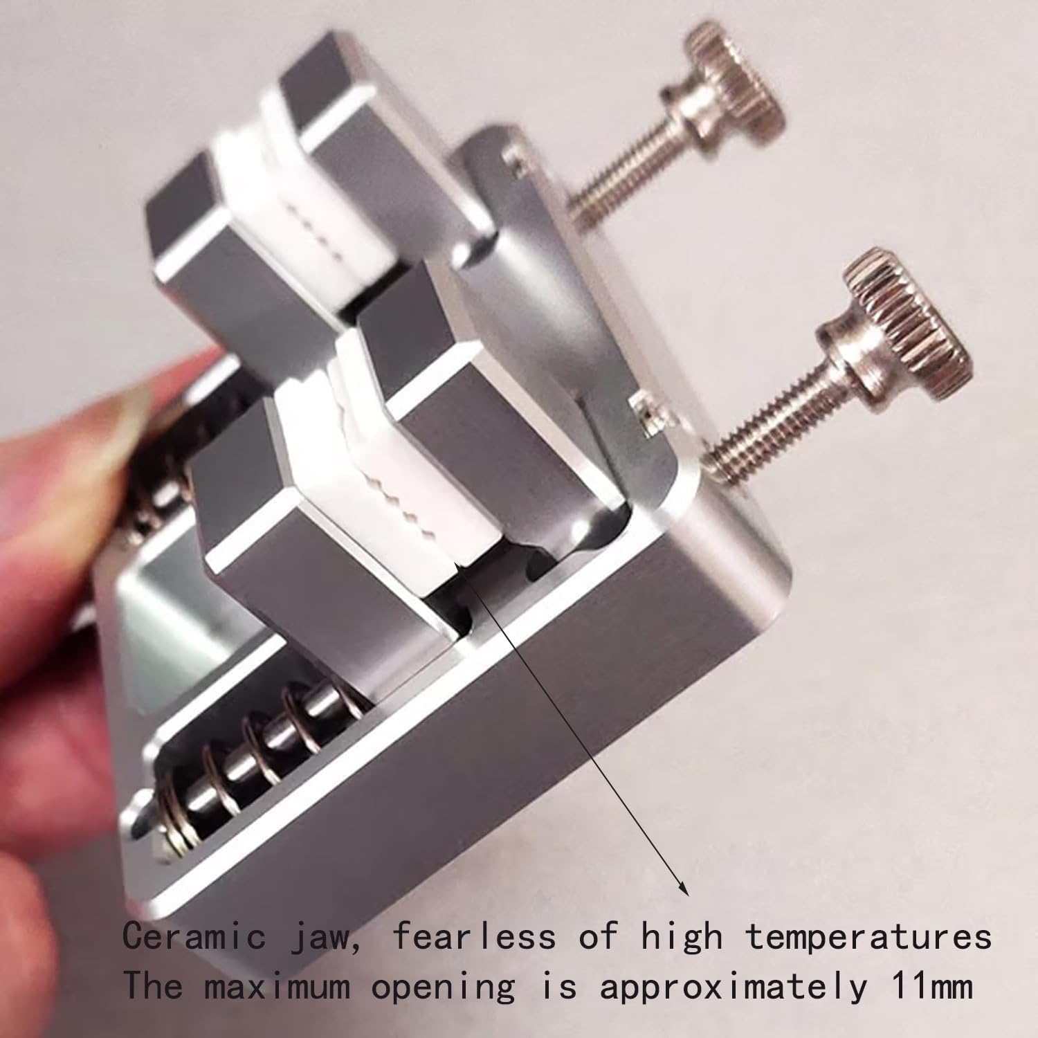 Heavy Duty Soldering Clamp Station,Adjustable Aluminum Workbench Fixture with Heat Resistant Ceramic Jaw for Electronics Repair, Circuit Board (Welding Soldering Station)