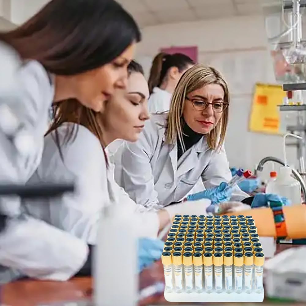 Provette sottovuoto per prelievo di sangue con gel di separazione per test sierologici, 100 pezzi