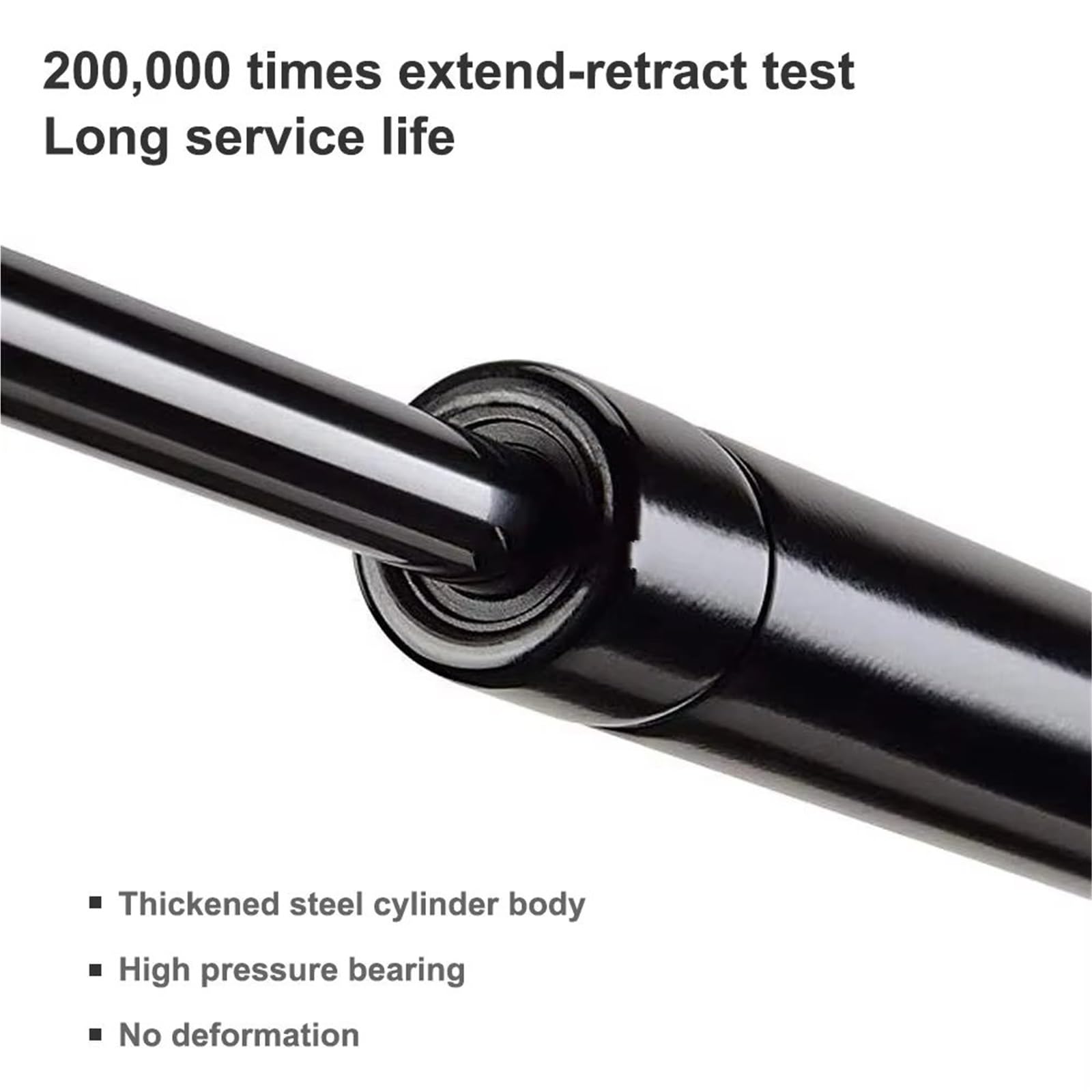 Generico pistone Port Pistone A Gas Universale 300-600Mm 300N Molla portell | Supporto molla a gas cofano bagagliaio auto roulotte porte portellone barca autobus(200MM)
