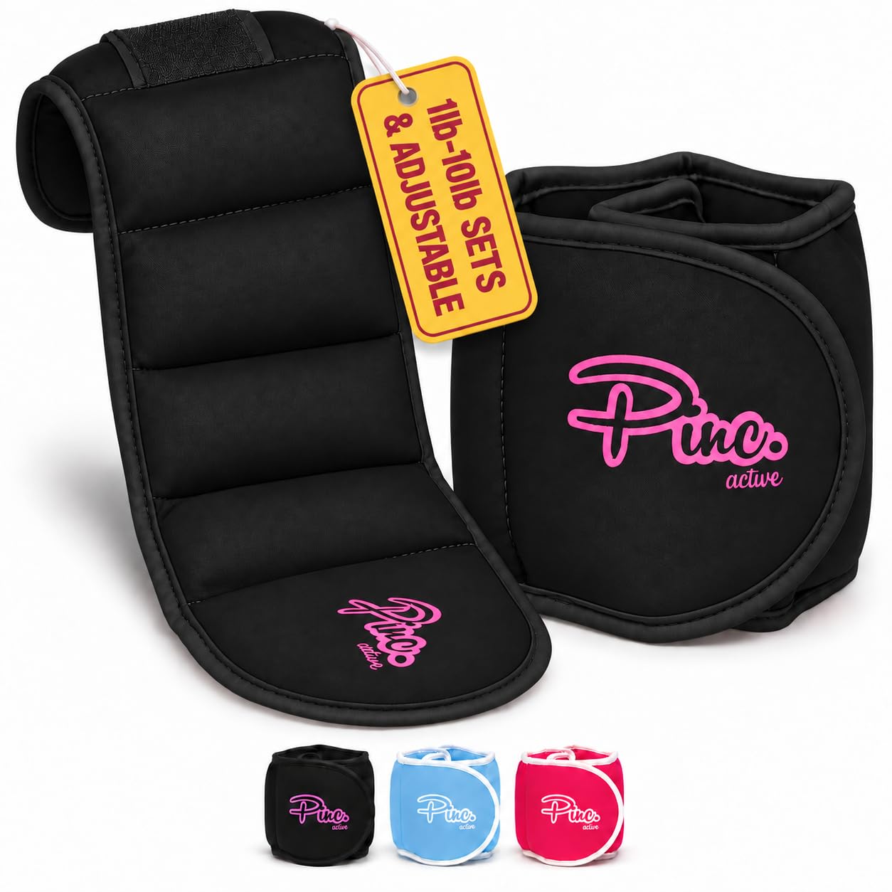 Ankle Weights &amp; Wrist Weights Set 1-10 lb &amp; Adjustable for Women, Men, Kids