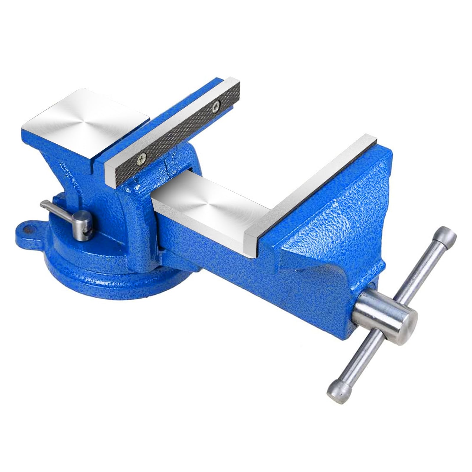 Morsa da banco resistente da 12,7 cm con base di bloccaggio a incudine girevole