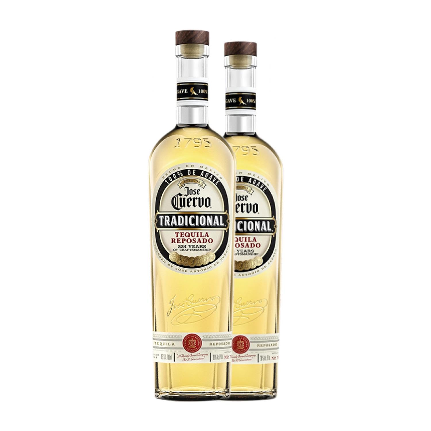 Tequila José Cuervo Tradicional Reposado 70 cl (Caja de 2 Botellas de 70 cl)
