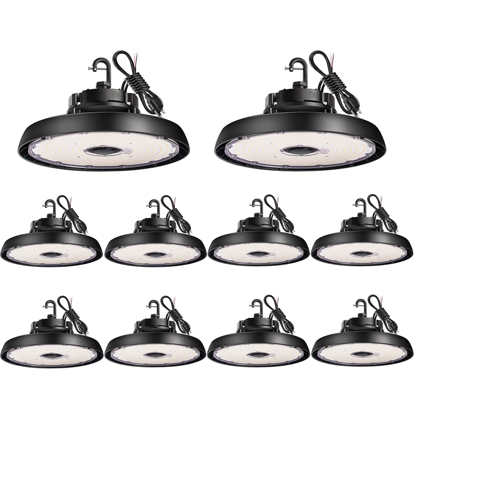 UFO LED High Bay Light 240W Ultra Bright Ceiling Lamp for Garage,Shop,Gym,Warehouse Work Commercial 