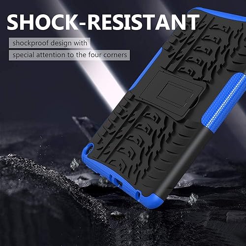 Miniatura 3 de Funda resistente de doble capa resistente a los golpes, resistente a los impactos, a prueba de caídas, grado militar, para niños con soporte