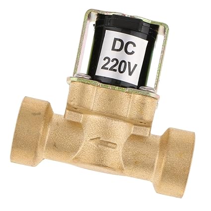 CALANDIS 1/2BSP Female Thread Brass Solenoid Valve for Solar Water Heater