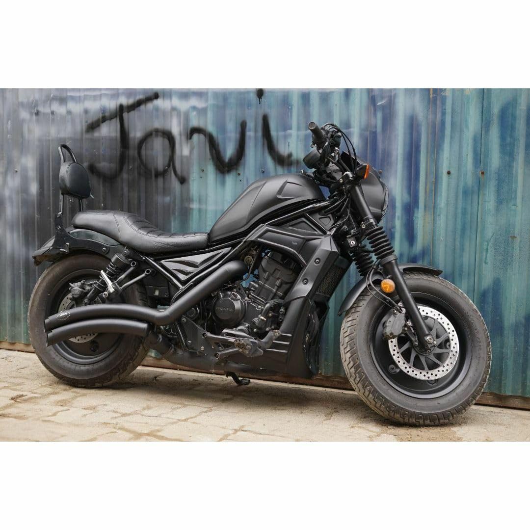 新型レブル250用2023年式マフラー Gem classicハーレータイプV3